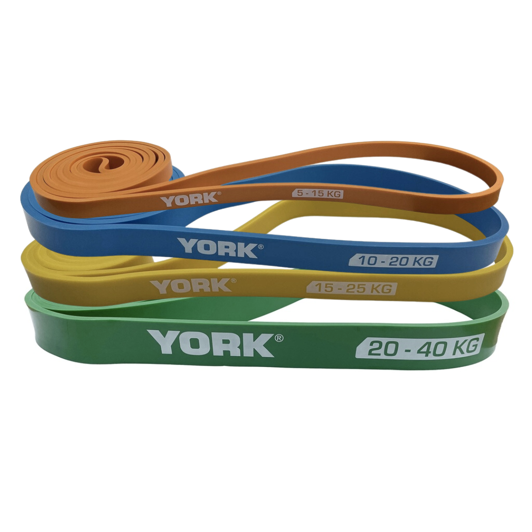 Набір резинок для фітнесу York Fitness 4 шт (5 - 40кг) — мініатюра 6