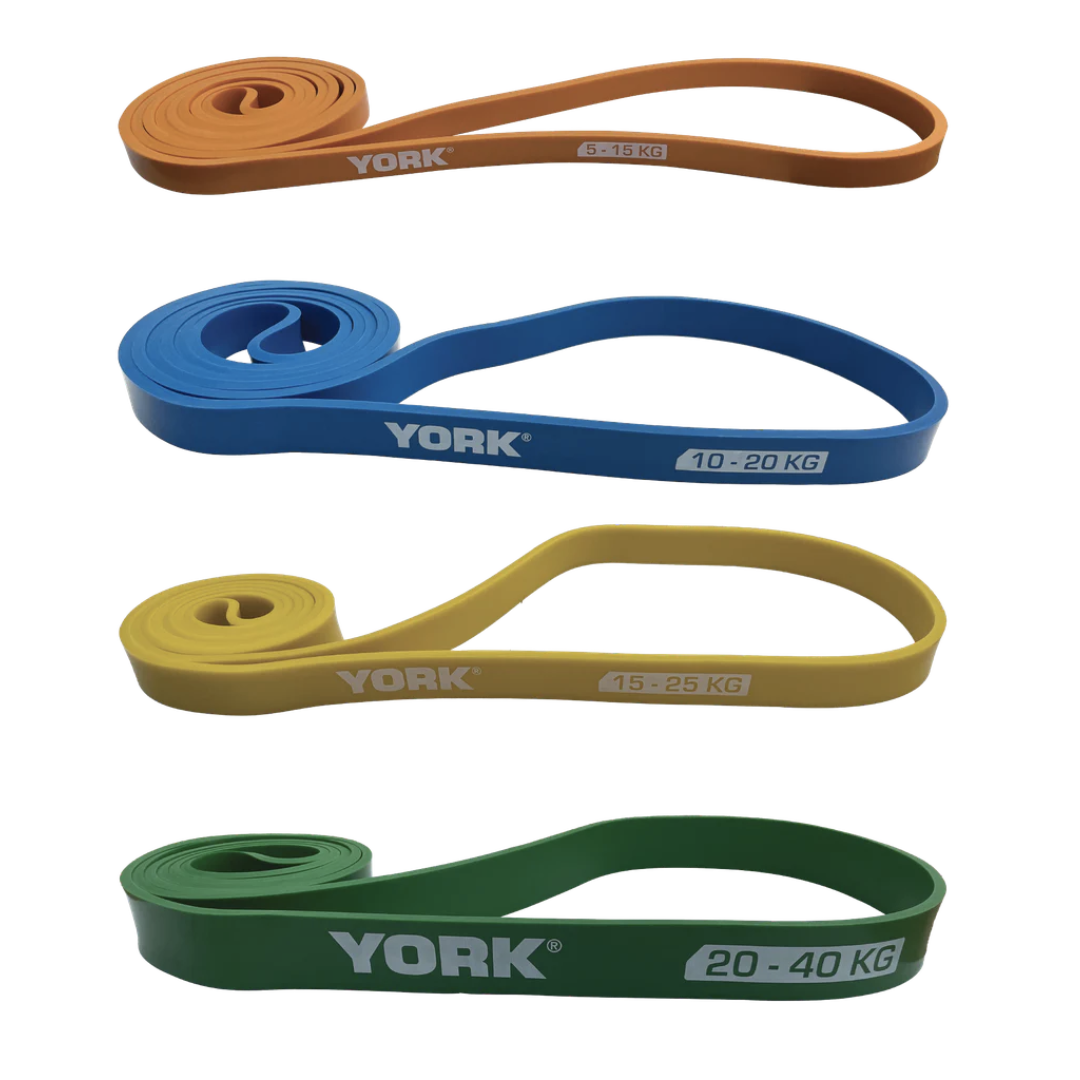 Набір резинок для фітнесу York Fitness 4 шт (5 - 40кг) — мініатюра 7