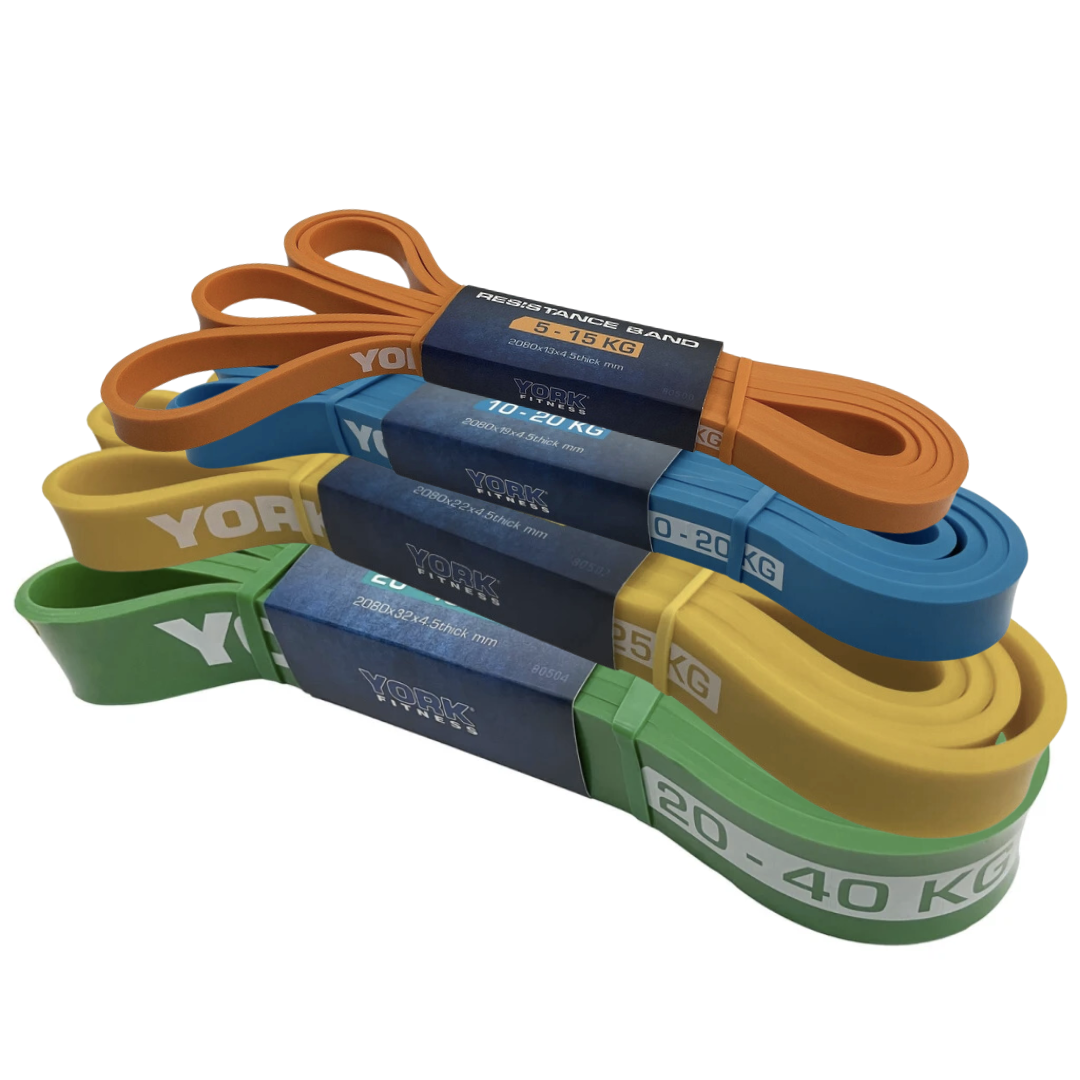 Набір резинок для фітнесу York Fitness 4 шт (5 - 40кг) — мініатюра 9