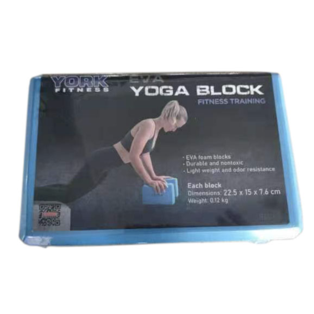 Блок для йоги York Fitness блакитний — фото 4