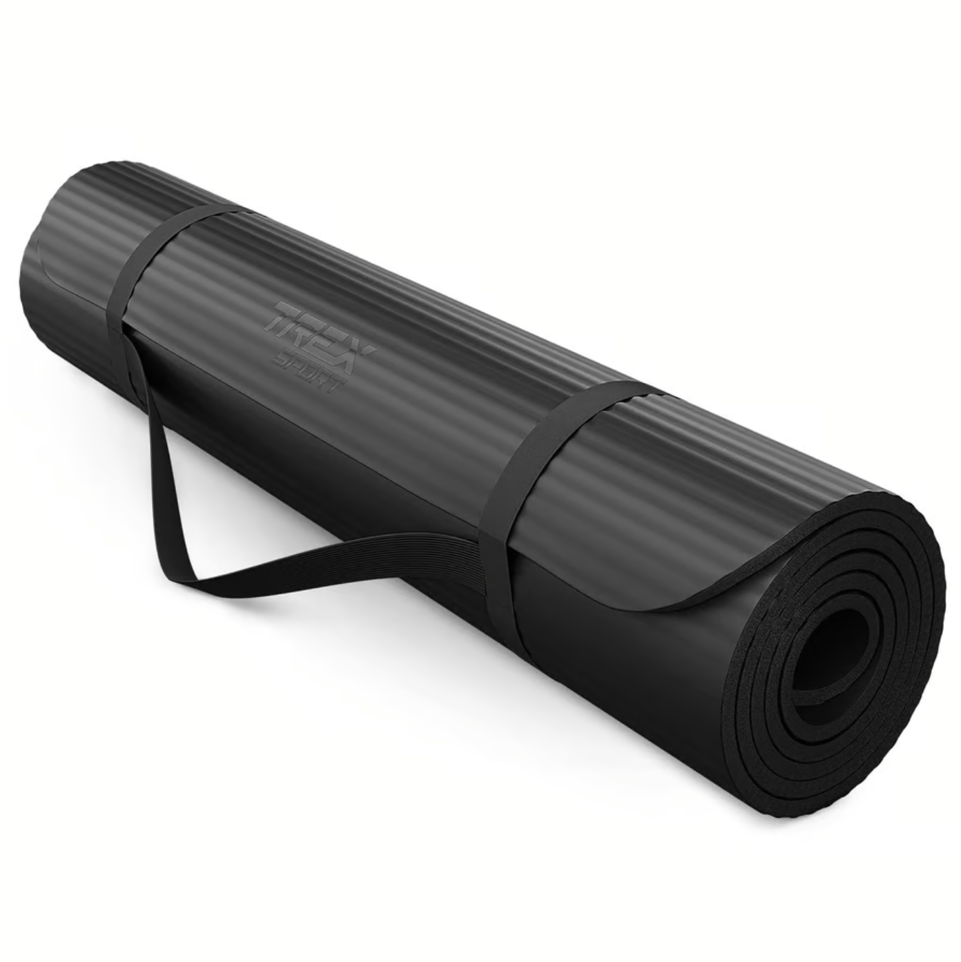 Коврик для йоги Trex Sport TX-019NGM NBR 1см 190х80 чорний — фото 1