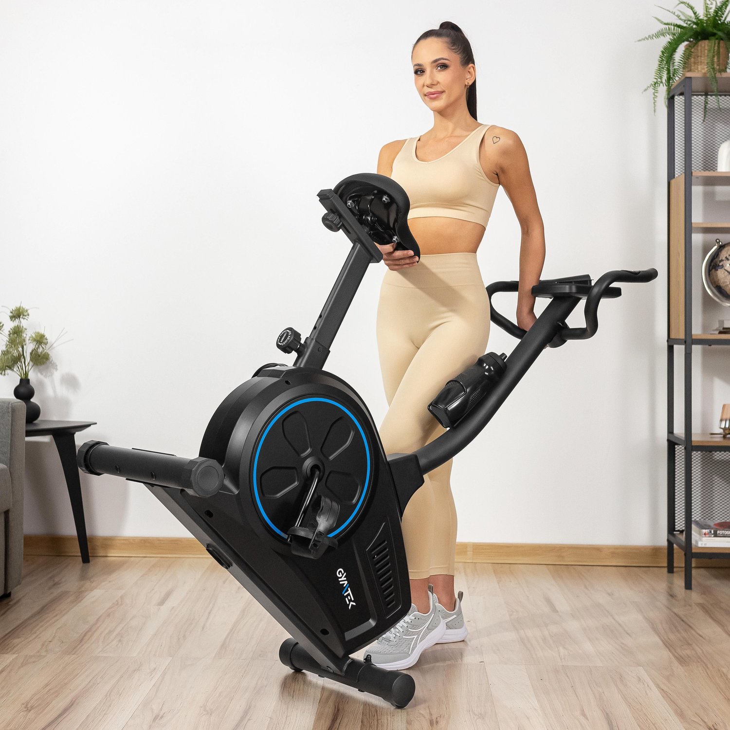 Велотренажер Gymtek XB2000 електромагнітний синій — мініатюра 7