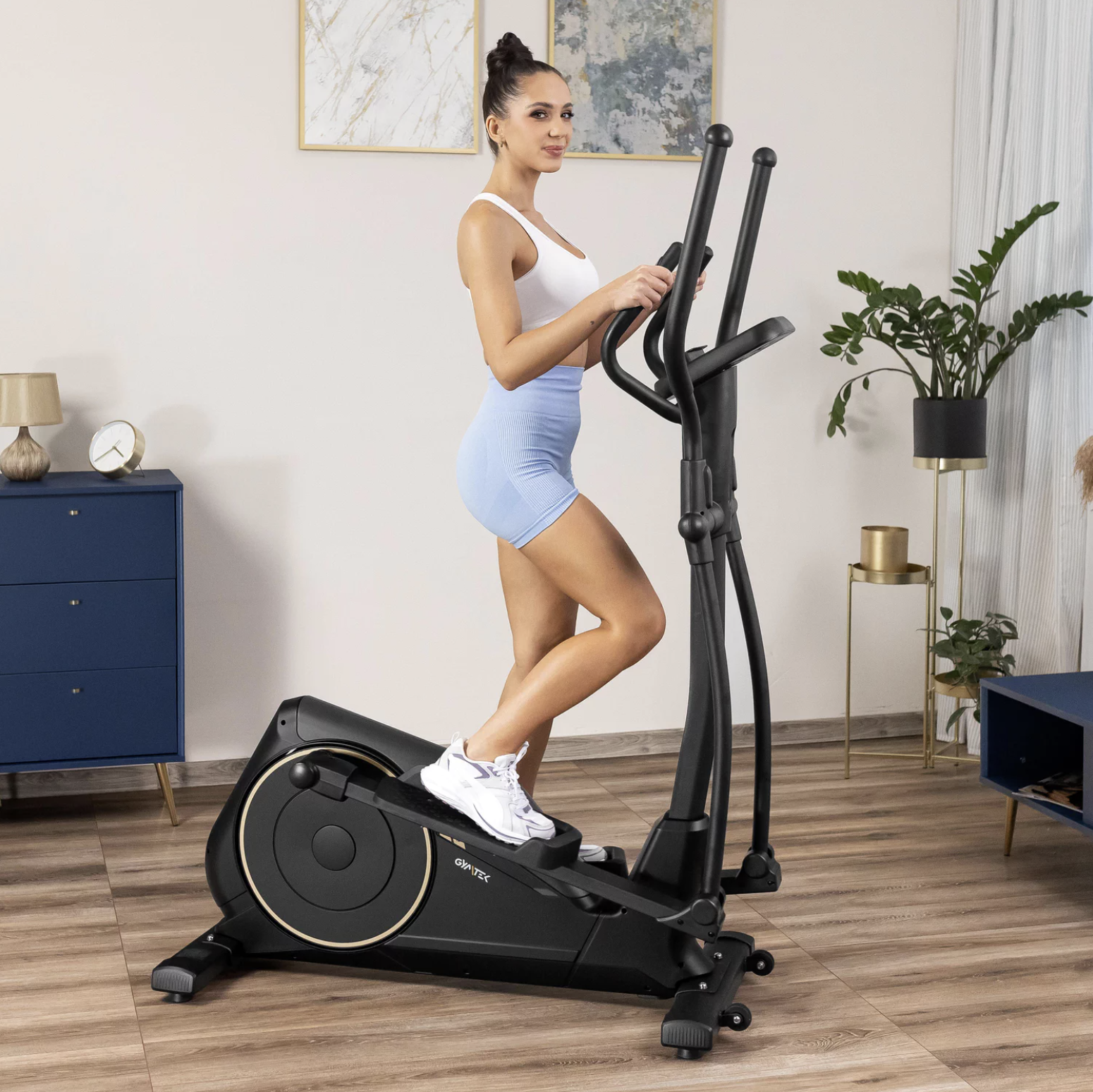 Орбітрек Gymtek XC4500 електромагнітний золотий — фото 2