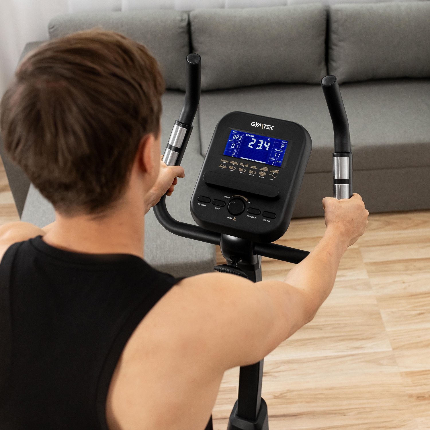 Велотренажер Gymtek XB4500 електромагнітний синій — фото 5