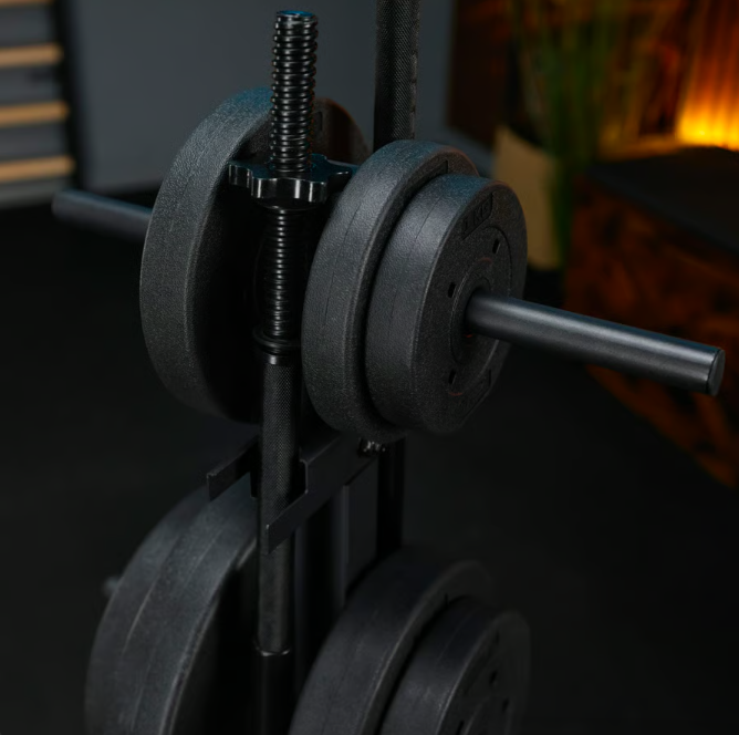 Стійка для дисків та грифів Trex Sport TX-065WR з полицями — мініатюра 7