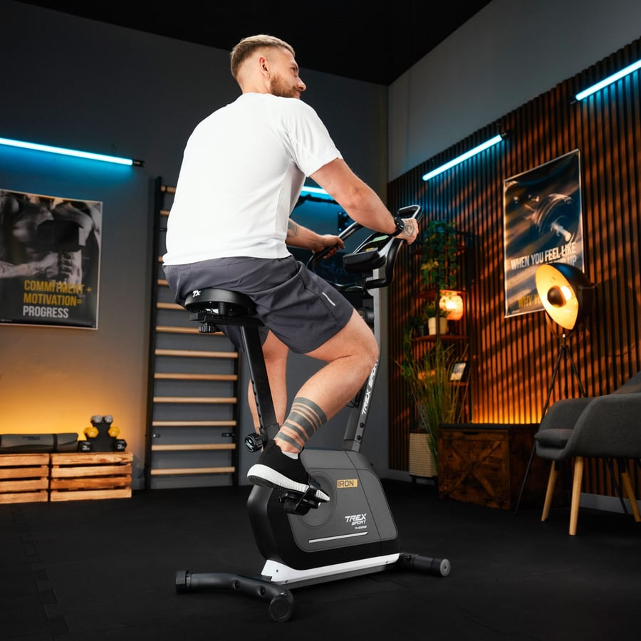 Велотренажер Trex Sport TX-500MB IRON магнітний чорний — фото 4