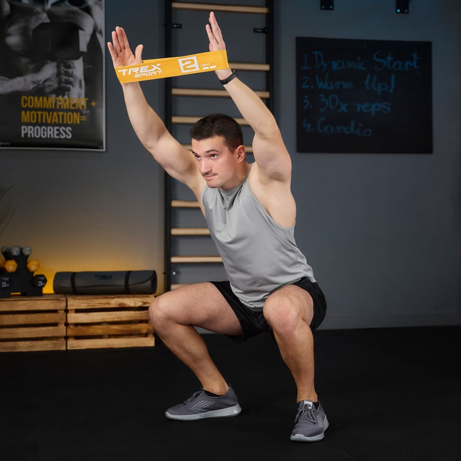 Набір резинок для фітнесу Trex Sport TX-033PRA 2,5-25кг set A — мініатюра 8