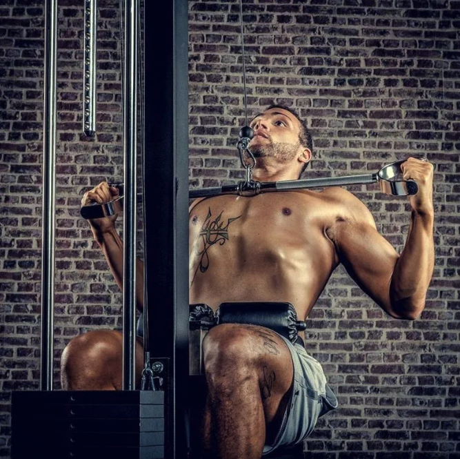 Ручка для верхньої тяги York Fitness 86см з паралельним хватом пряма, хром — фото 4