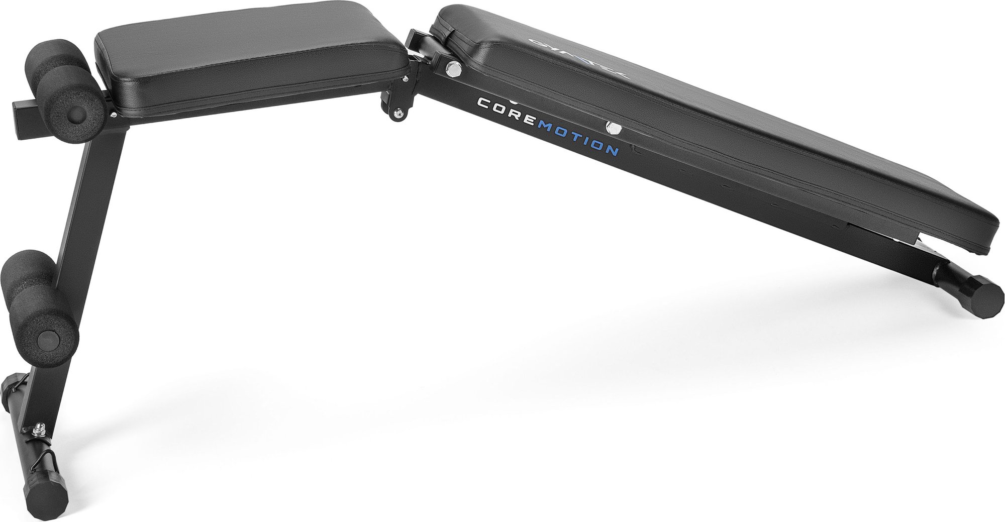 Складана регульована лава для тренувань Gymtek XL400 з еспандерами для дому — фото 4
