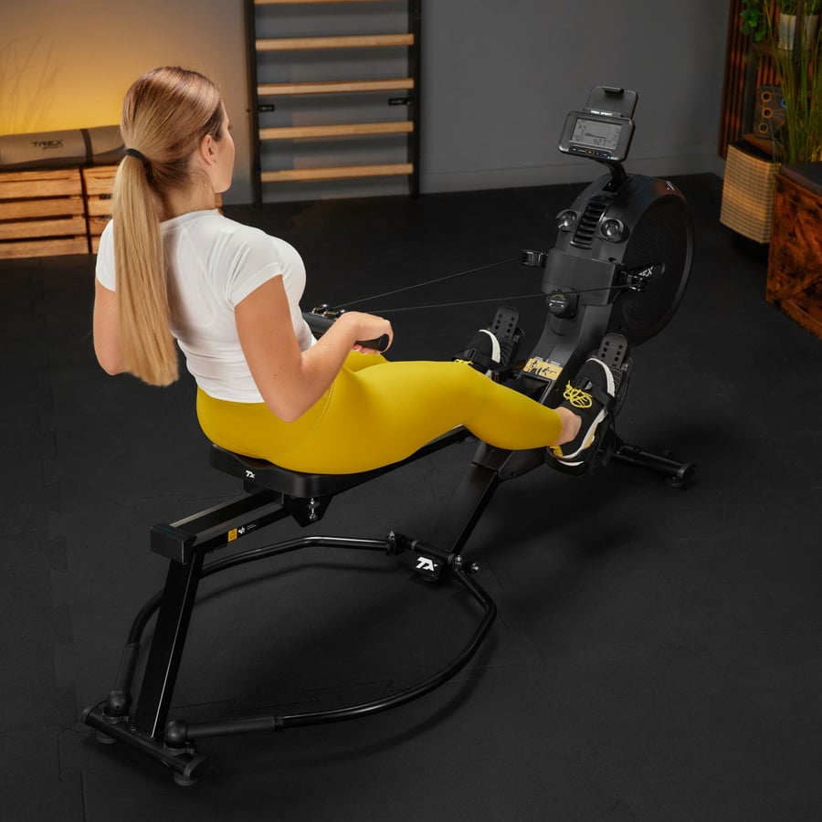 Гребний тренажер Trex Sport APRON TX-880RM аеромагнітний чорний — фото 5