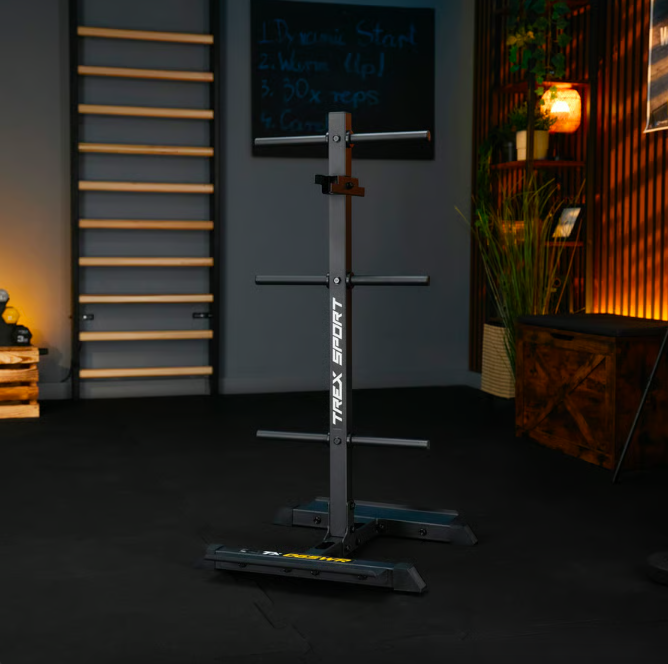 Стійка для дисків та грифів Trex Sport TX-065WR з полицями — фото 2