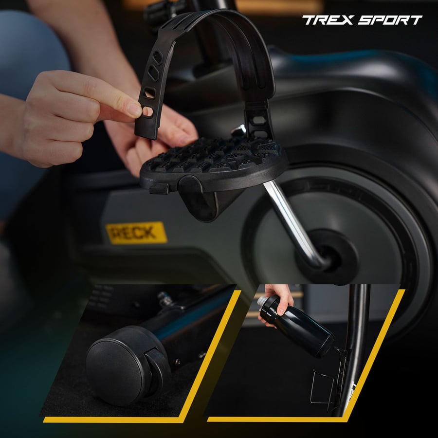 Велотренажер Trex Sport TX-400MB RECK магнітний сірий — мініатюра 7