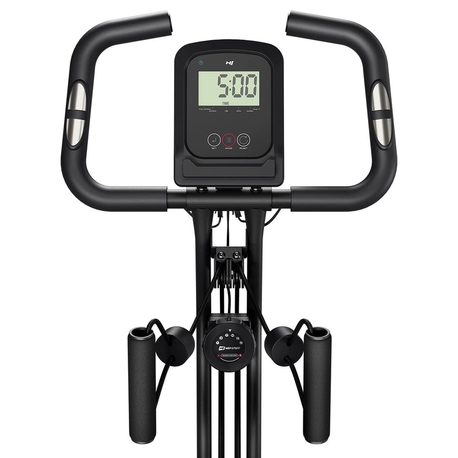 Велотренажер Hop-Sport HS-3030X Apeks X-Bike чорно-золотистий — фото 2