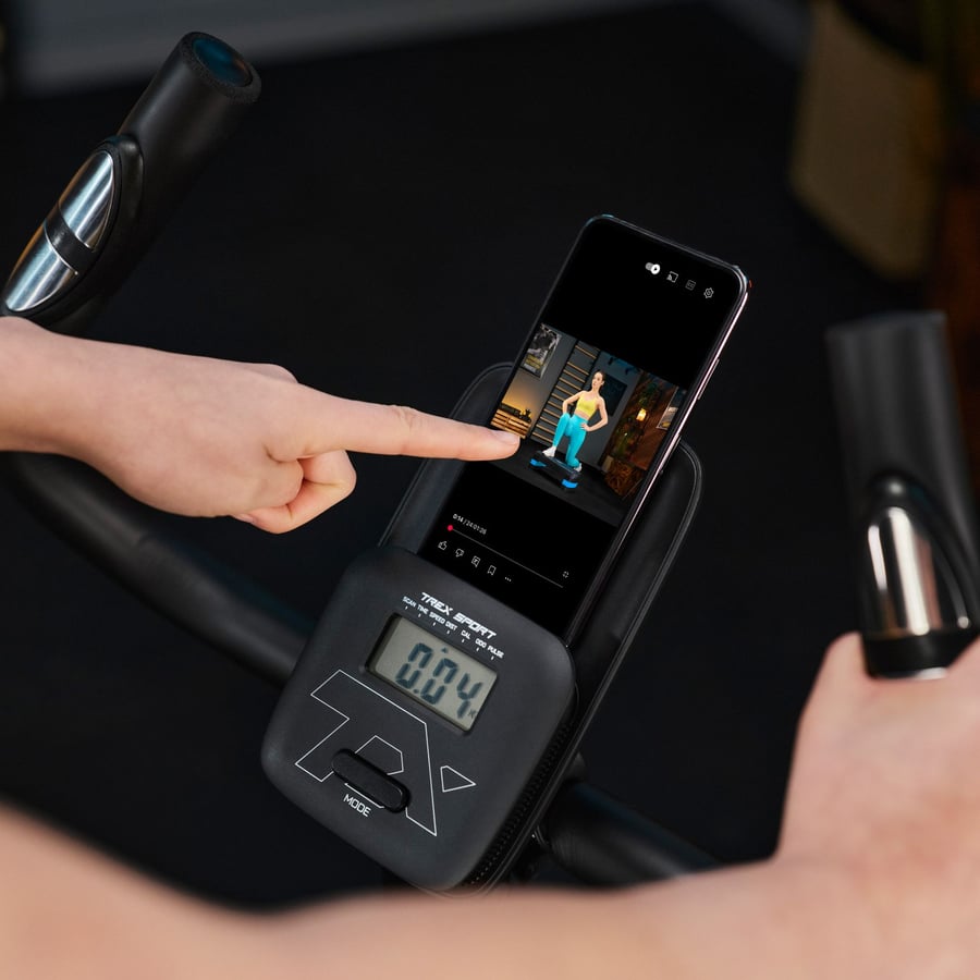 Велотренажер Trex Sport TX-400MB RECK магнітний сірий — мініатюра 10