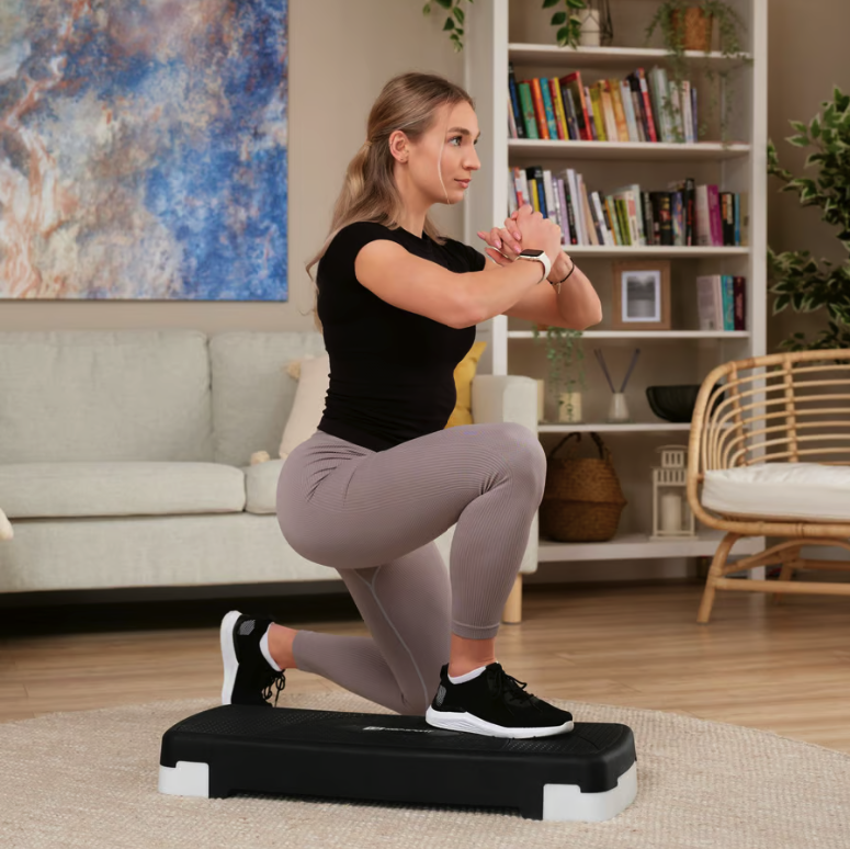 Степ платформа Hop-Sport HS-PP033AS чорно-біла — мініатюра 6