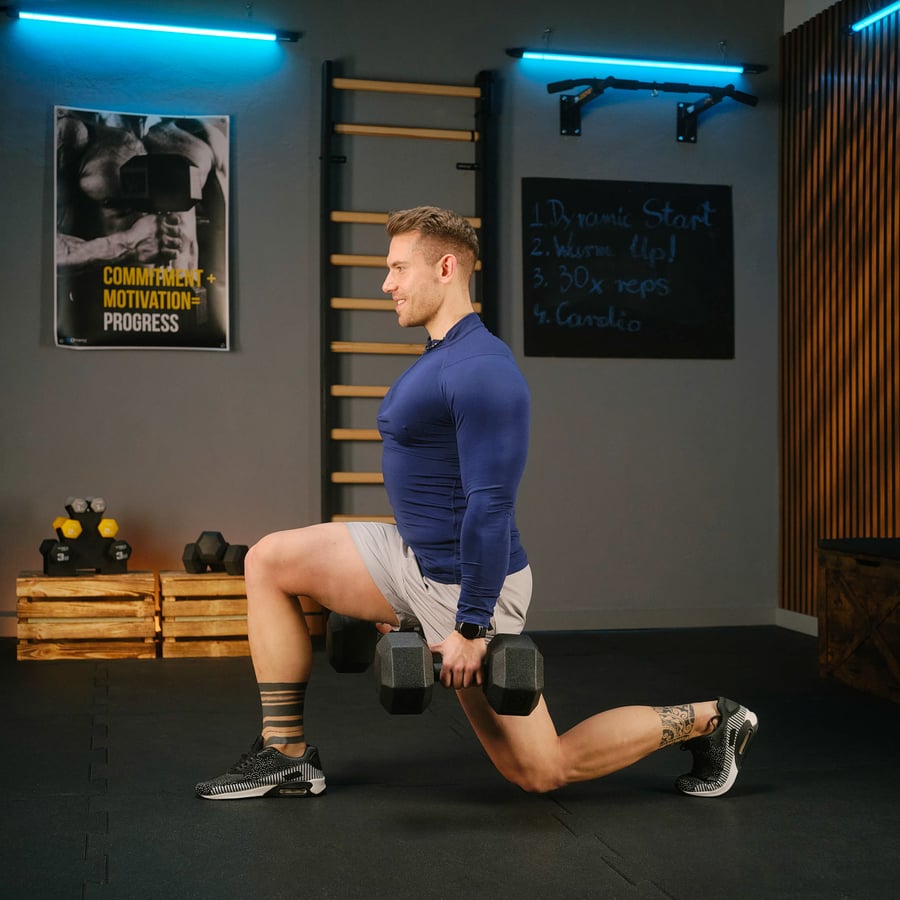Гантелі для фітнесу композитні TREX Sport TX-008CD 2x8кг — мініатюра 7