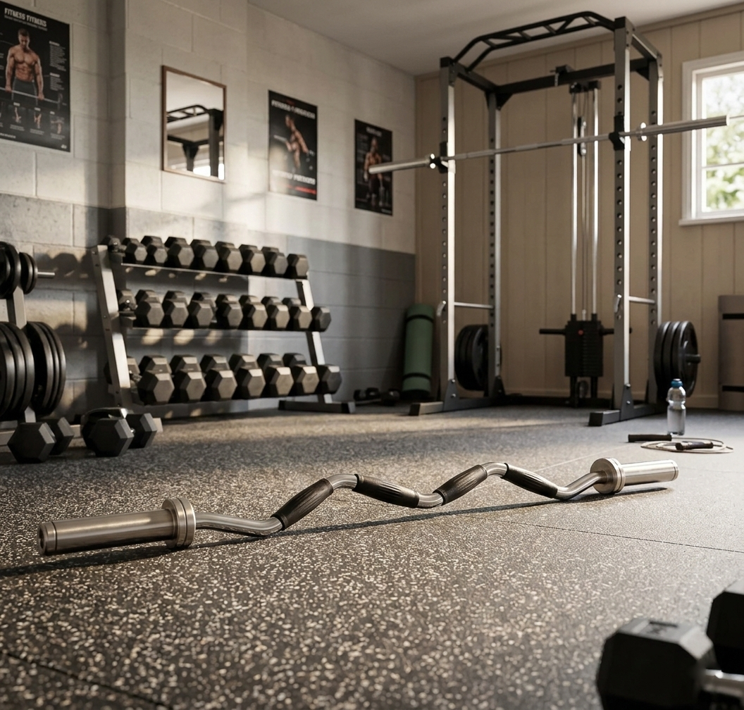 Гриф олімпійський York Fitness W-подібний 135см (50мм) з гумовими рукоятками — фото 5