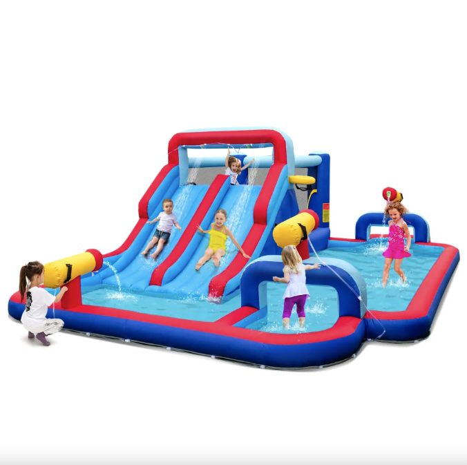 Надувний парк Costway Fun Kids із водними гірками (без вентилятора) — фото 2