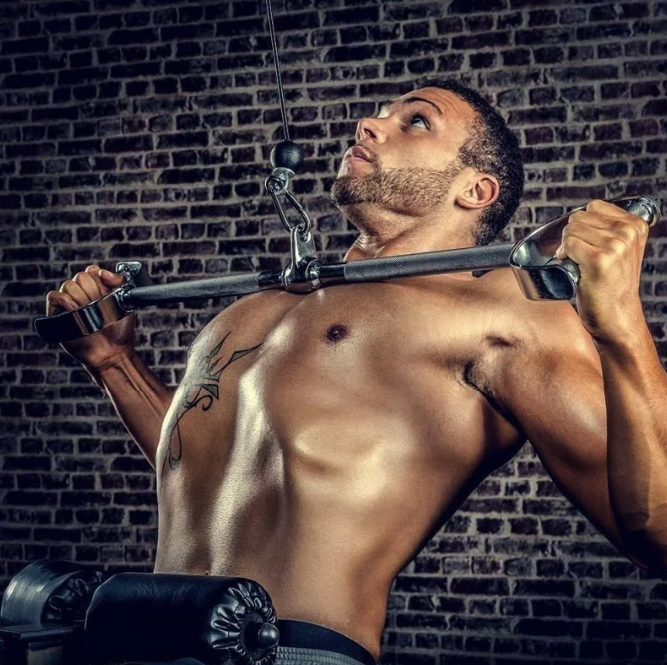 Ручка для верхньої тяги York Fitness 86см з паралельним хватом пряма, хром — фото 5