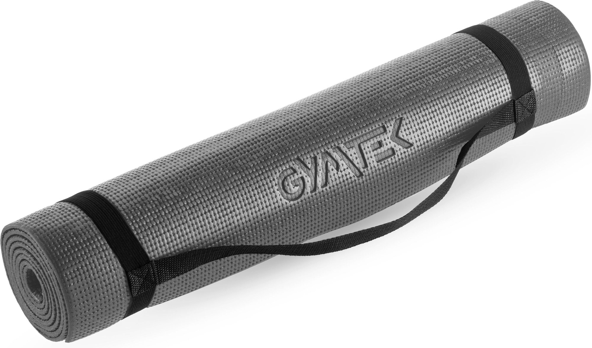 Килимок (мат) для фітнесу та йоги Gymtek 0,5см сірий — мініатюра 9