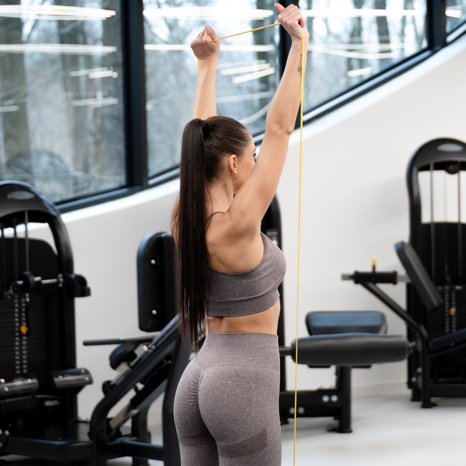 Резинка для фітнесу Gymtek 1-7кг жовта — фото 5