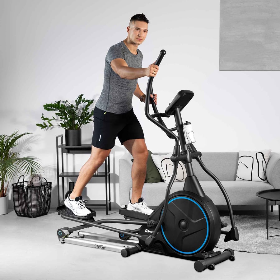 Орбітрек Hop-Sport HS-160CF Stage електромагнітний синій — фото 2