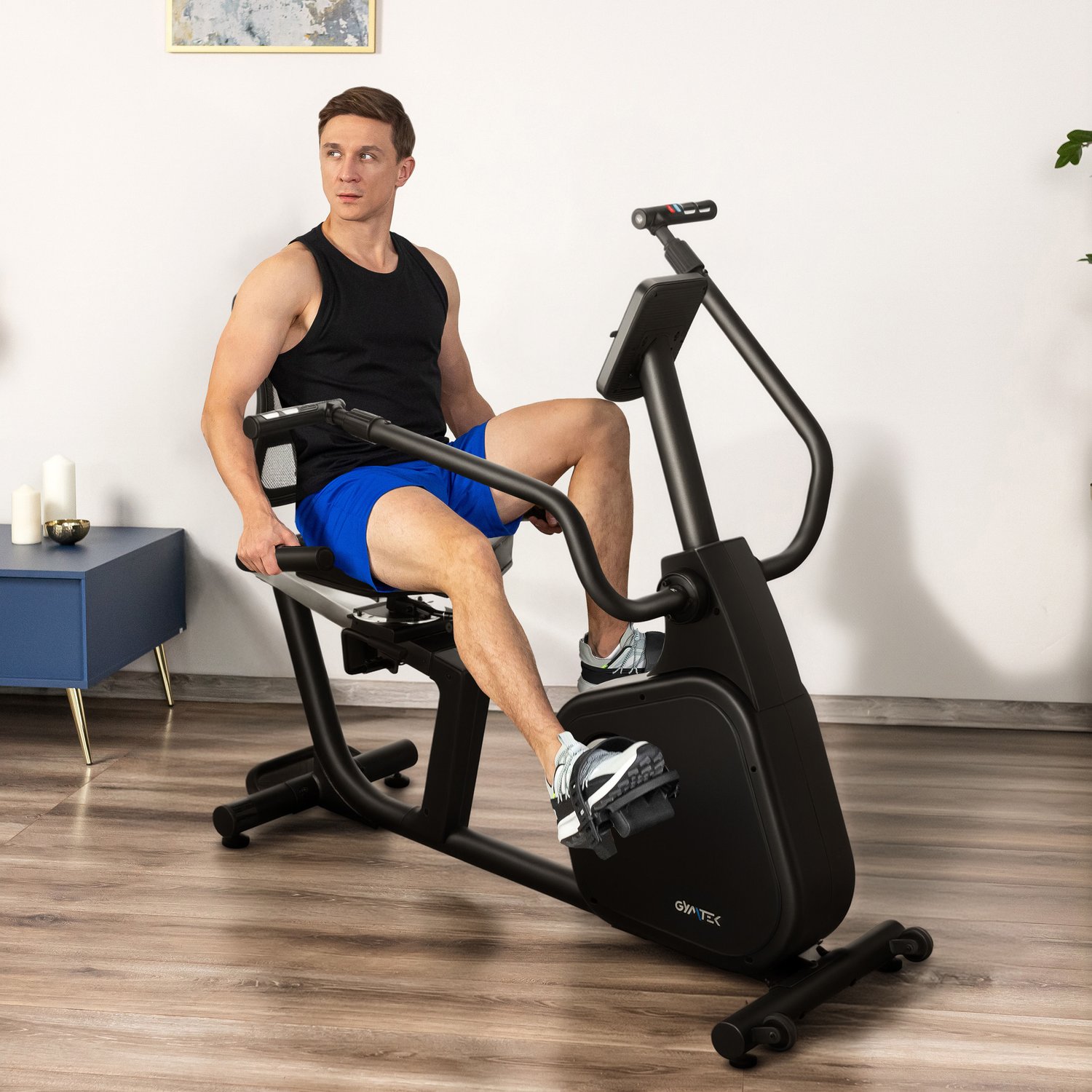 Горизонтальний велотренажер Gymtek XBR8000 електромагнітний — фото 3