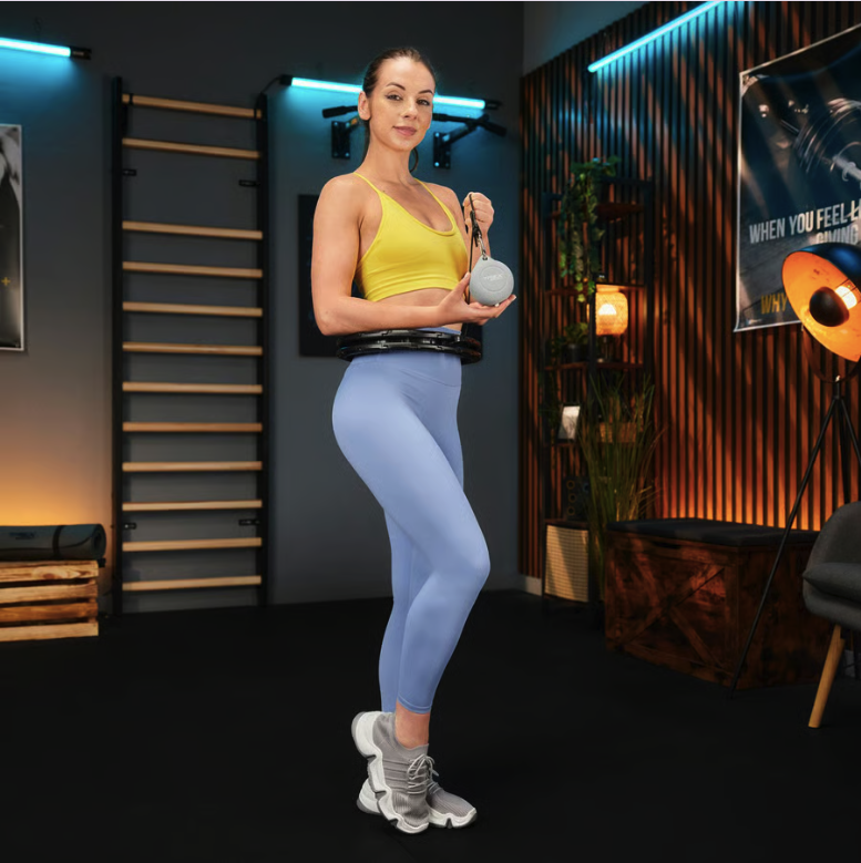 Хулахуп Trex Sport TX-010CHH масажний з обважнювачем чорний — мініатюра 6