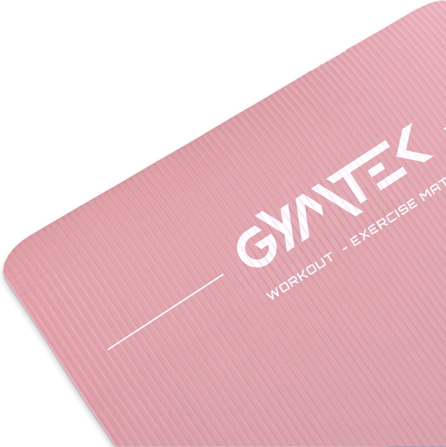 Килимок (мат) для йоги та фітнесу Gymtek NBR 1см рожевий — фото 5