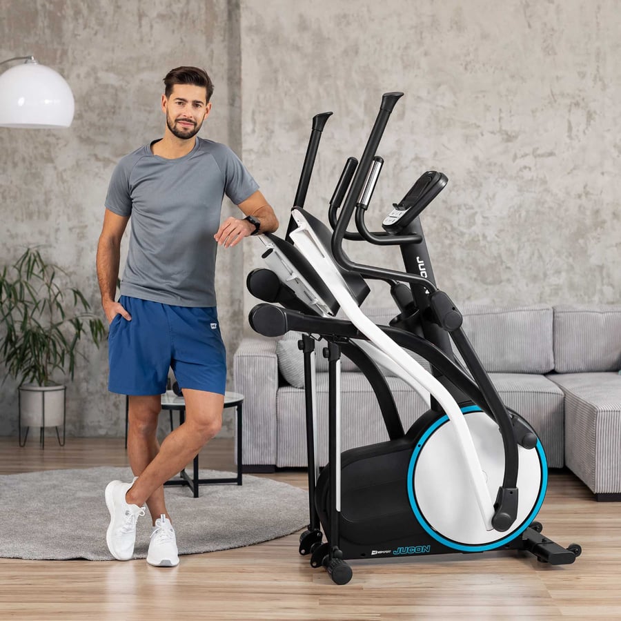Орбітрек Hop-Sport HS-250CF Jucon чорно-синій — мініатюра 10