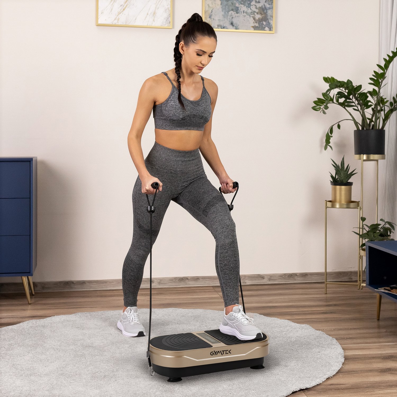 Вібраційна платформа GYMTEK XP300 золотистий — фото 4