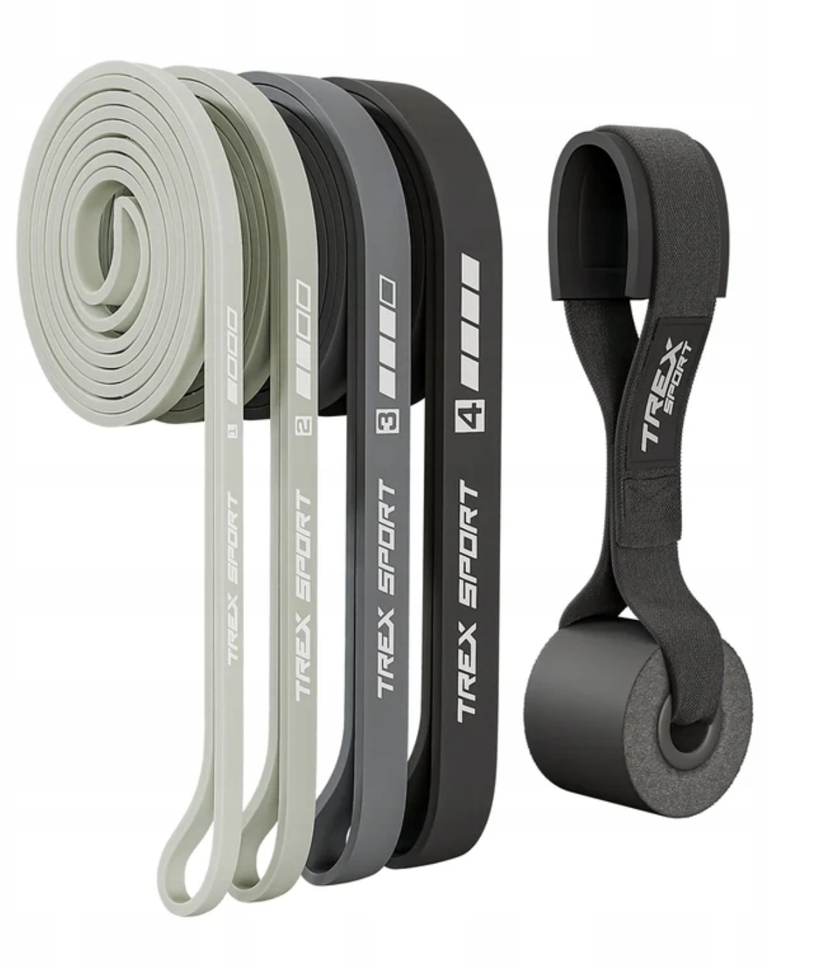 Набір резинок для фітнесу Trex Sport TX-004PB 4в1 2-41кг — фото 2