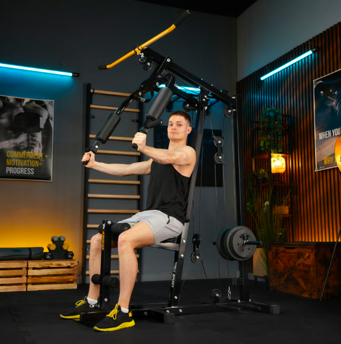 Силова фітнес станція Trex Sport TX-450HG з верхньою та нижньою тягою — фото 4