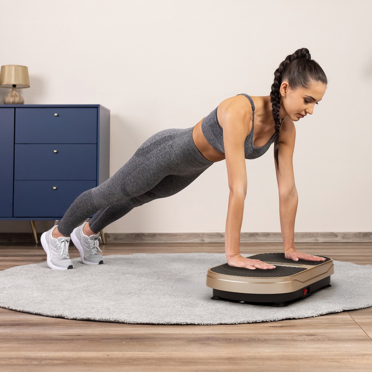 Вібраційна платформа GYMTEK XP300 золотистий — фото 5