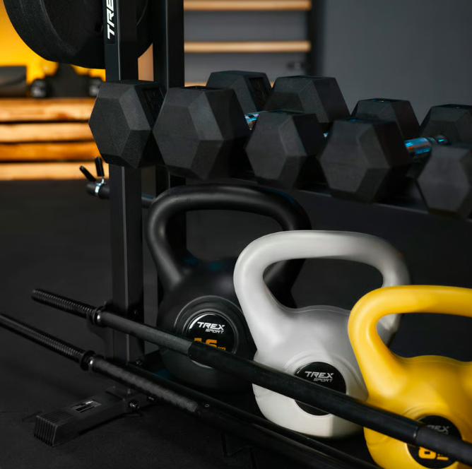 Стійка 3-рівнева для гантелей, грифів та гирь Trex Sport TX-075DR — мініатюра 10