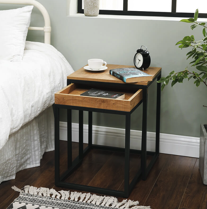 Комплект журнальних столиків Leobert Ascet в стилі Loft 2 шт — фото 4
