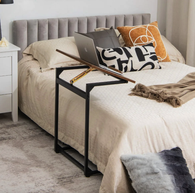 Журнальний столик Costway Allegro з регульованою стільницею в стилі Loft — фото 4