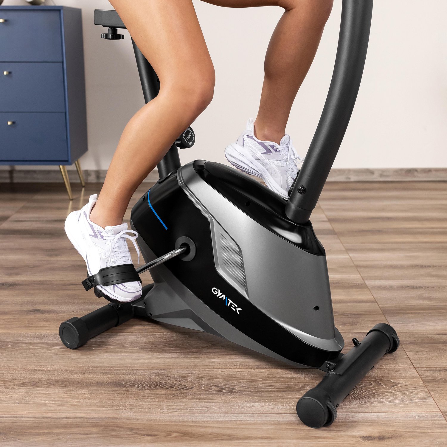 Велотренажер Gymtek XB1200 магнітний синій — мініатюра 6