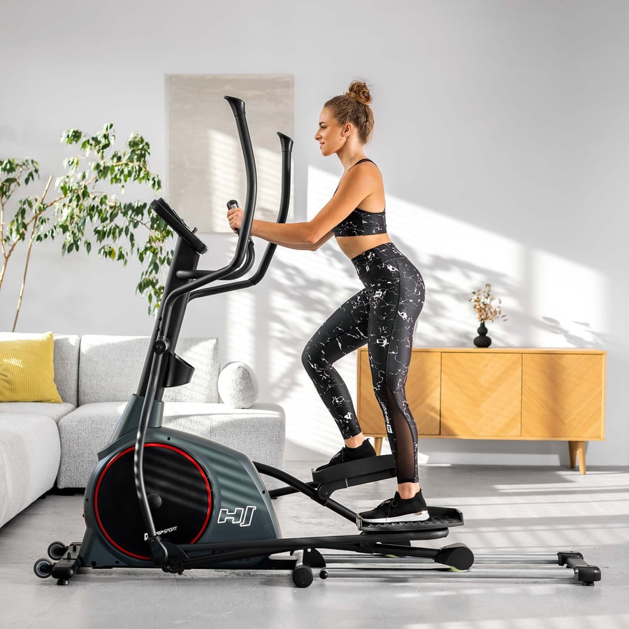 Орбітрек електромагнітний Hop-Sport HS-095CF Prizm сірий — мініатюра 10