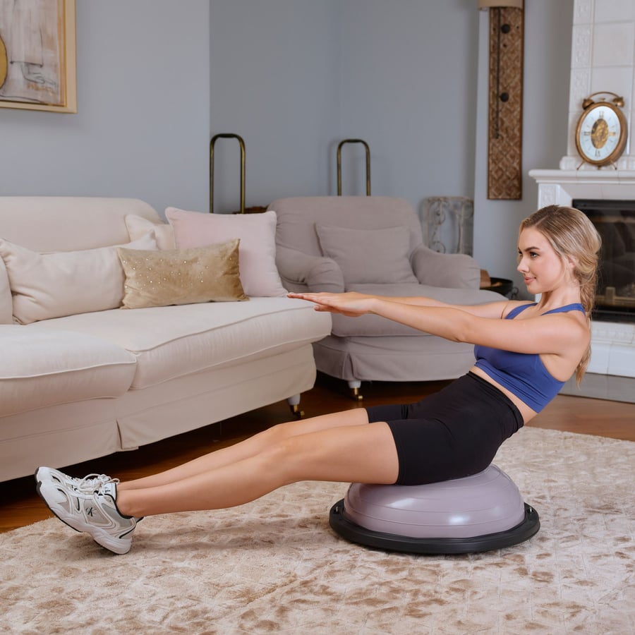 Балансувальна платформа Bosu HS-L058 бузкова — фото 3