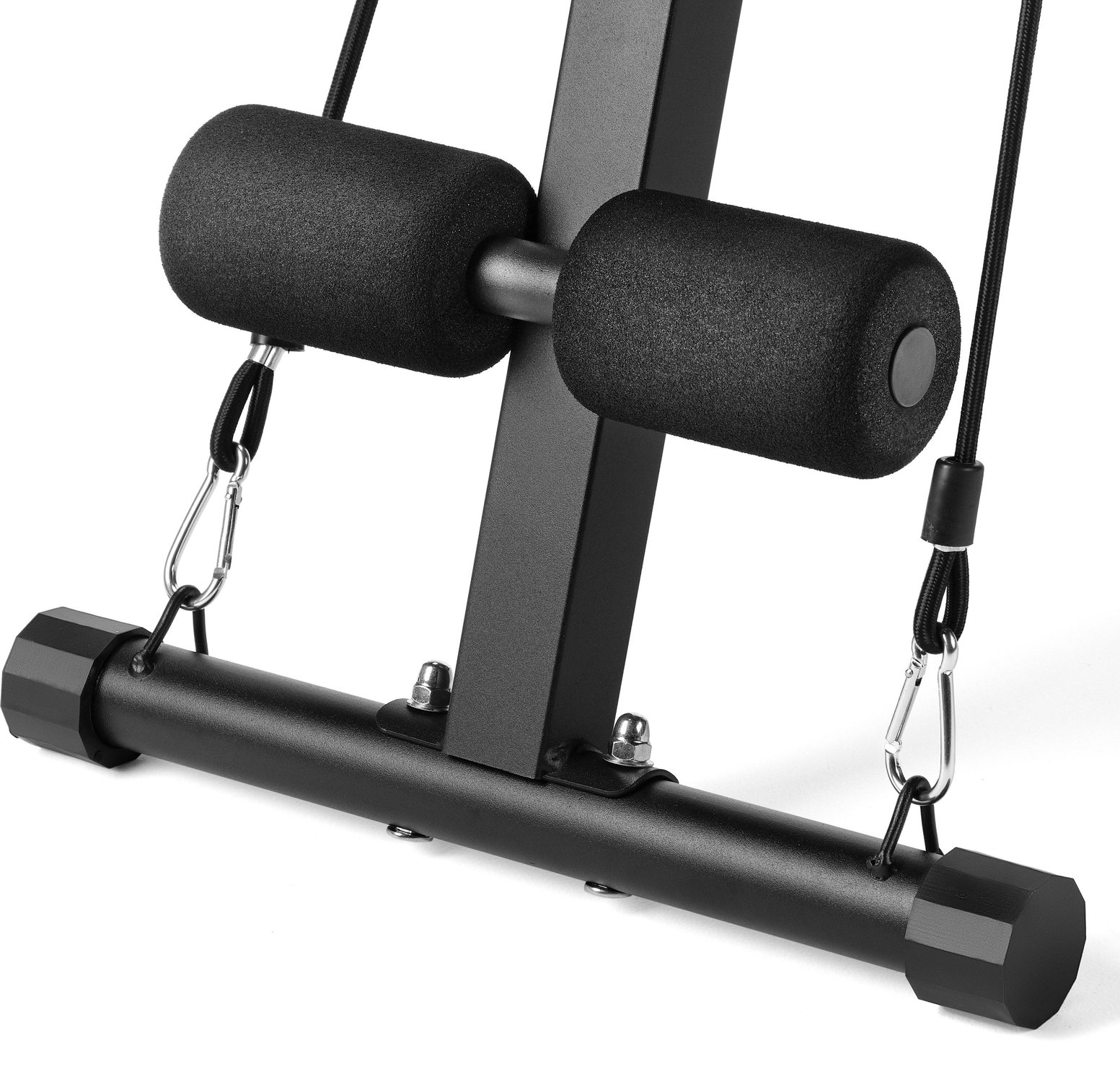Складана регульована лава для тренувань Gymtek XL400 з еспандерами для дому — мініатюра 8