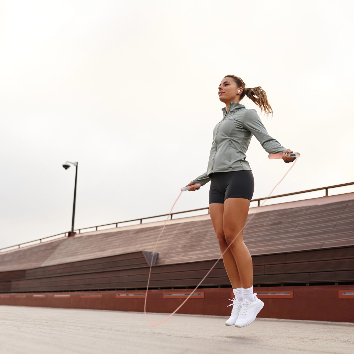 Розумна скакалка Gymtek Double Jump Pro 2в1 з лічильником — фото 2