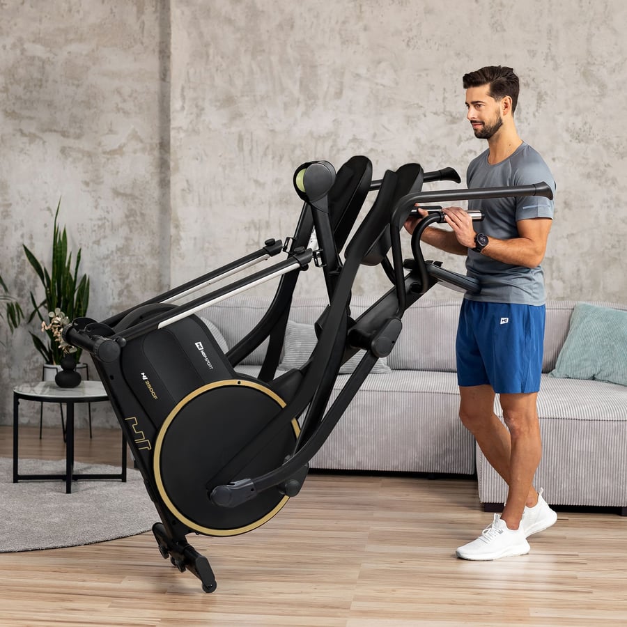 Орбітрек Hop-Sport HS-250CF Jucon чорно-золотистий — мініатюра 7