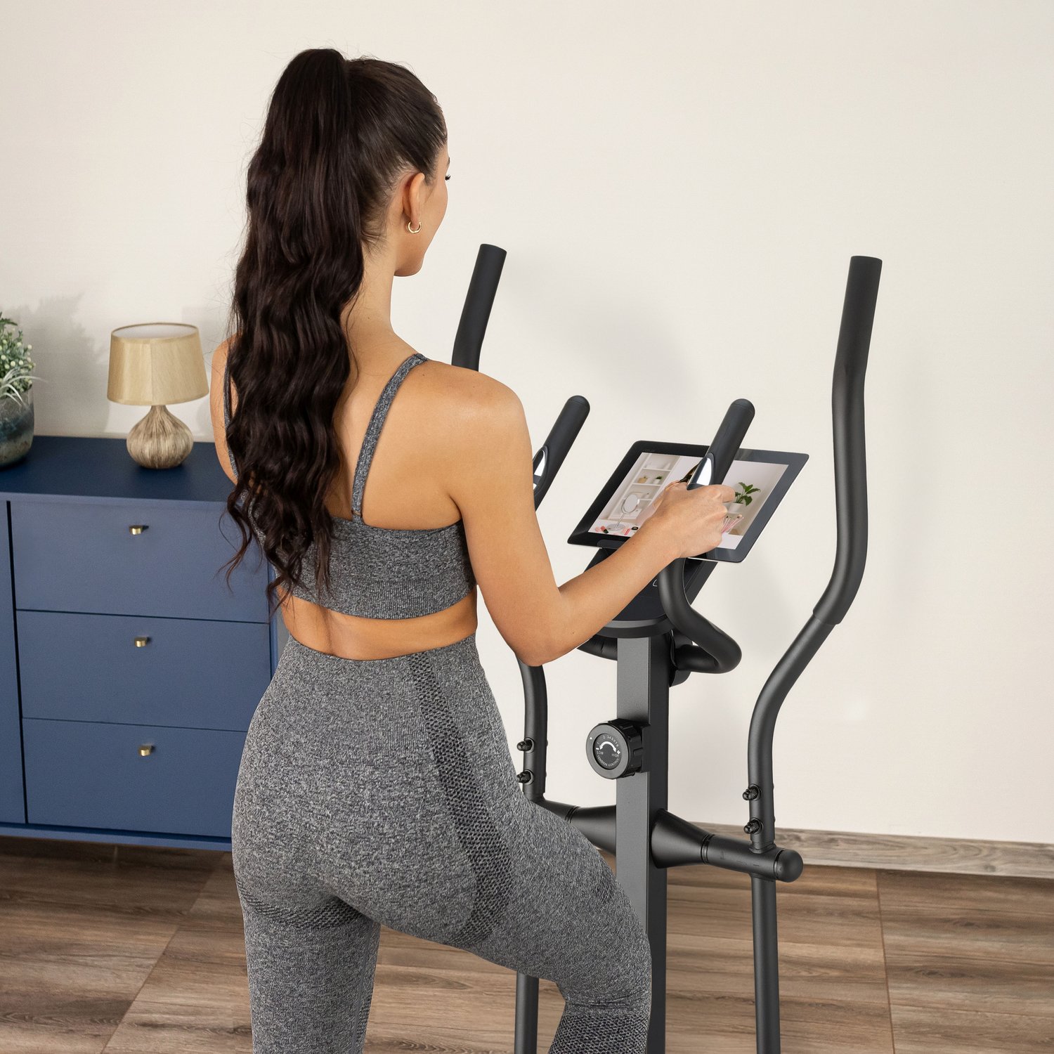 Орбітрек Gymtek XC1300 магнітний сірий — мініатюра 6