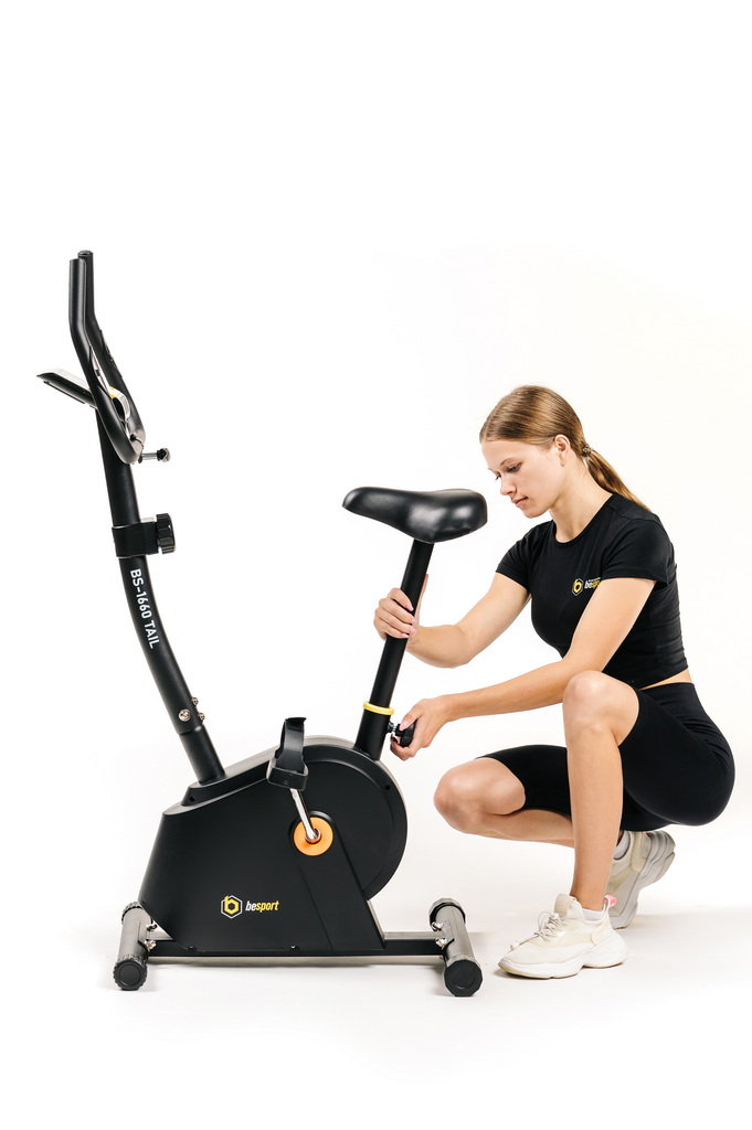 Велотренажер Besport BS-1660 TAIL магнітний чорно-жовтий — мініатюра 8