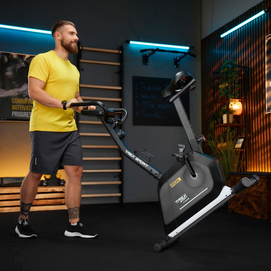 Велотренажер Trex Sport TX-500MB IRON магнітний чорний — фото 5