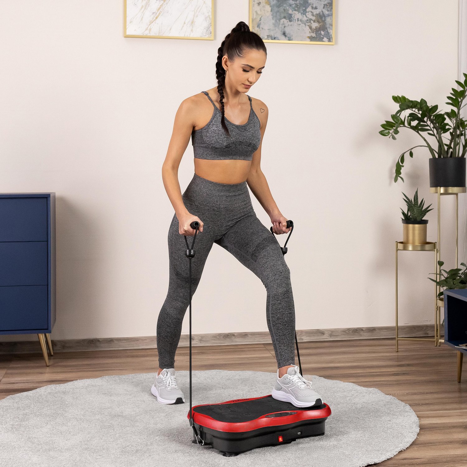 Вібраційна платформа Gymtek XP500 червоний — фото 3