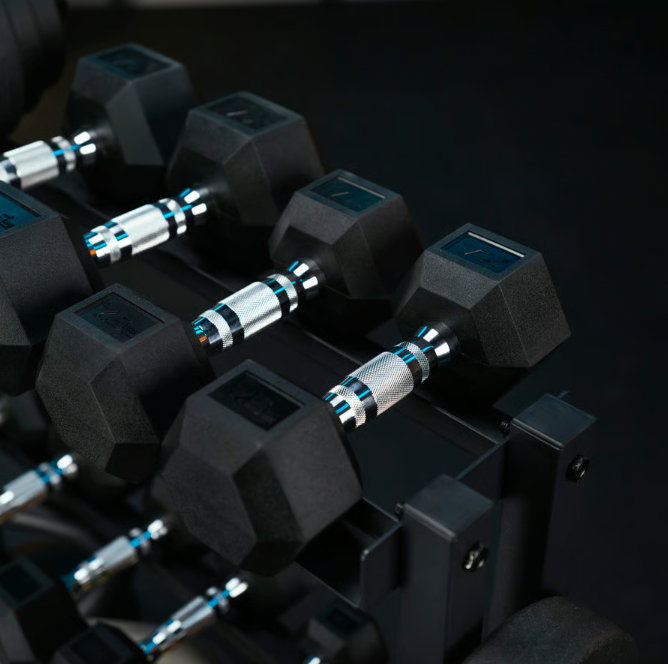 Стійка 3-рівнева для гантелей, грифів та гирь Trex Sport TX-075DR — мініатюра 8