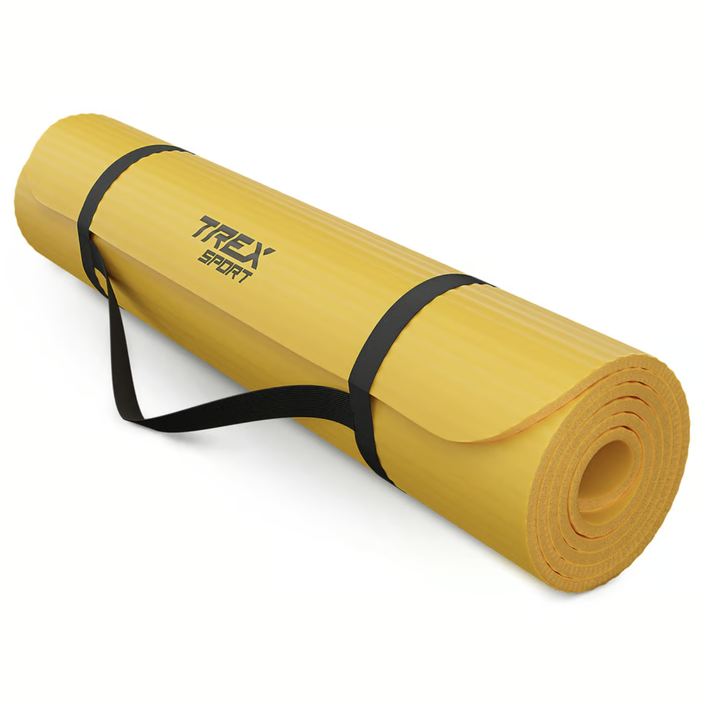 Коврик для йоги Trex Sport TX-019NGM NBR 1см 190х80 жовтий — фото 1