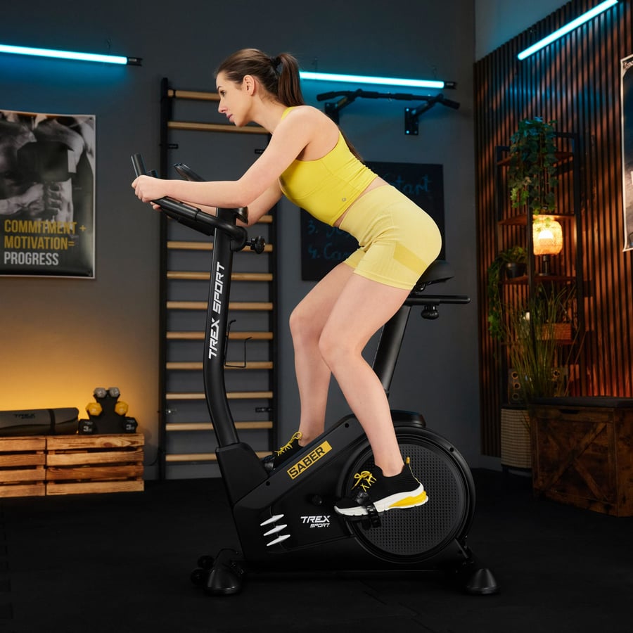 Велотренажер Trex Sport TX-750EB SABER електромагнітний чорний — фото 4